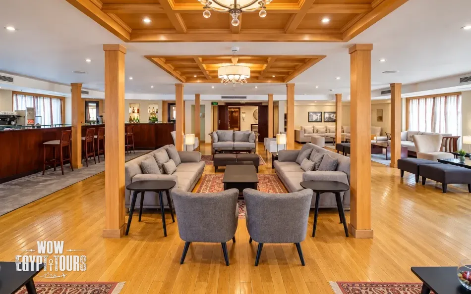 Bar area aboard Jamila Nile Cruise
