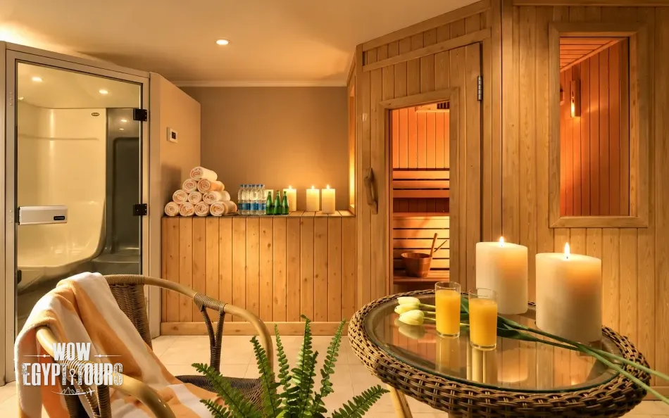 Spa and wellness area aboard Jaz Crown Empress Nile Cruise