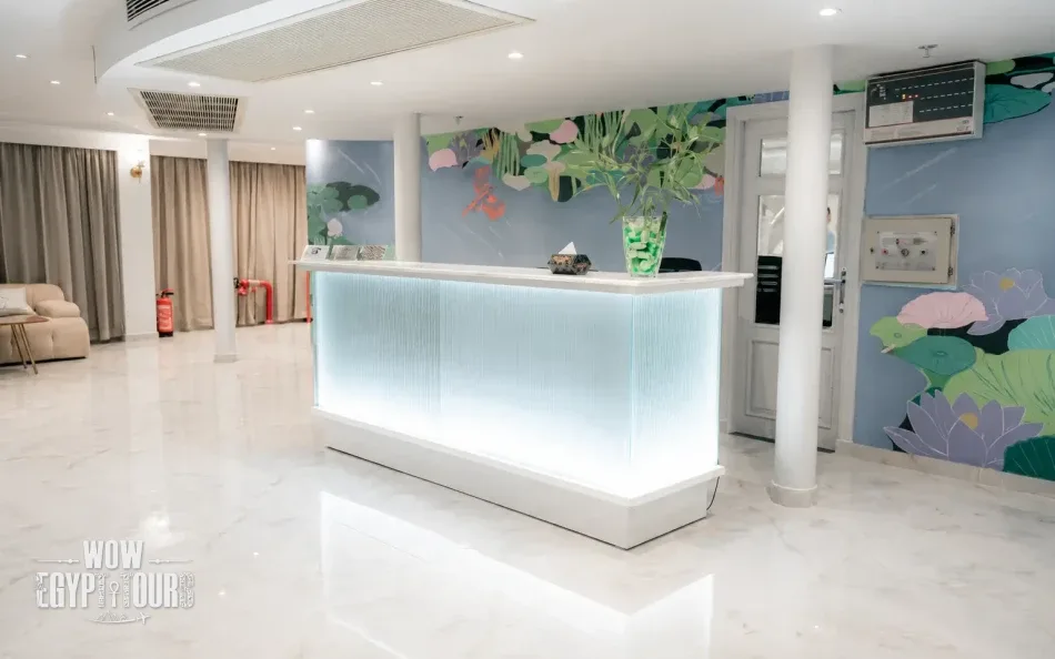 Reception area on Lady Carol Nile Cruise