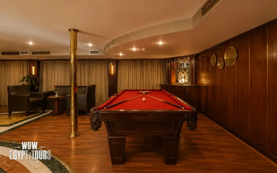 Billiards room on Magic I Nile Cruise