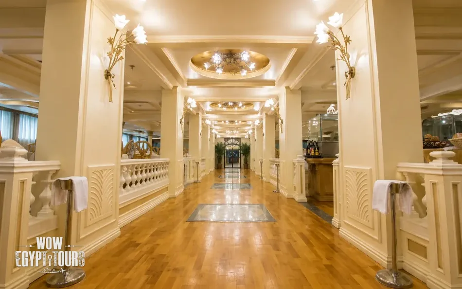 Corridor on Princess Sarah Nile Cruise