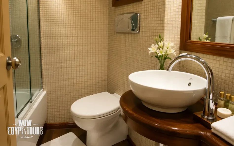 Bathroom on Princess Sarah Nile Cruise