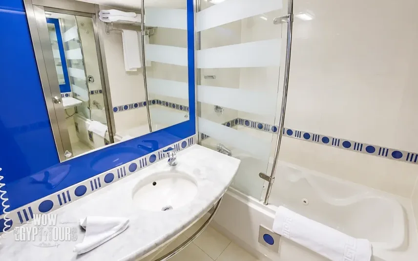 Bathroom on Royal Esadora Nile Cruise
