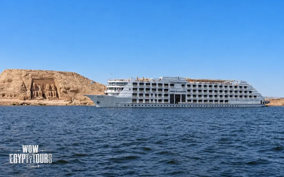 Steigenberger Omar El Khayam Lake Nasser Cruise exterior on Lake Nasser