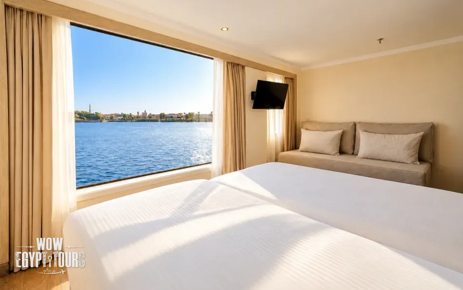 Accessible cabin aboard Acamar Nile Cruise