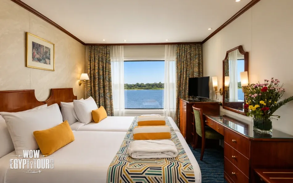 Twin cabin on Radamis II Nile Cruise