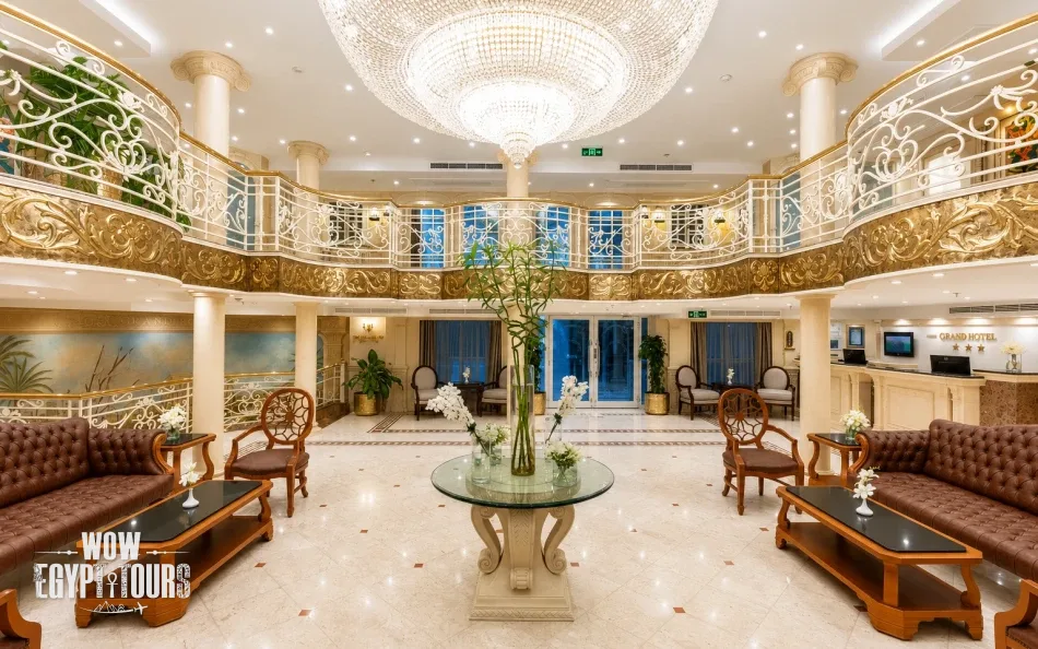 Atrium on Grand Rose Nile Cruise
