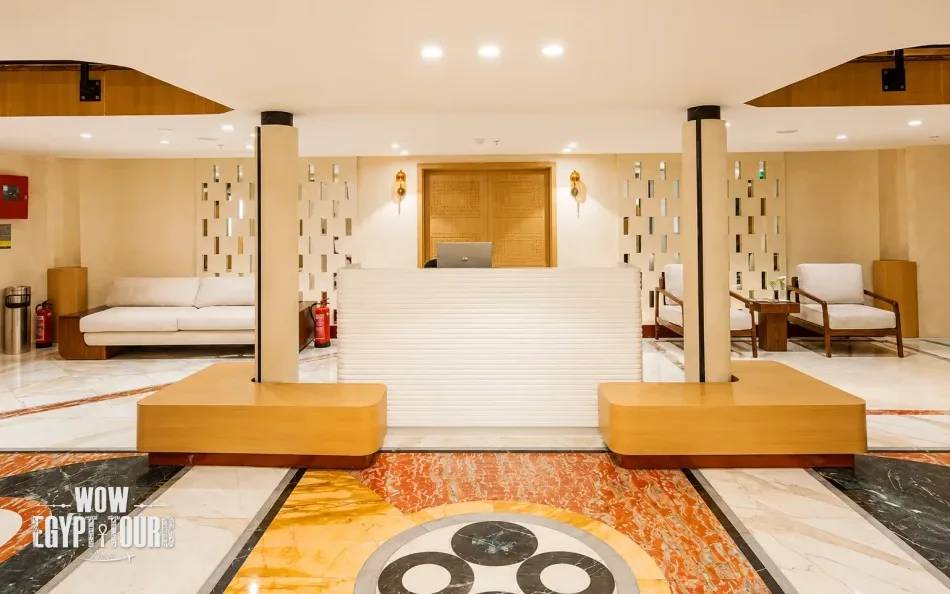 Reception area on Lady Mary Nile Cruise