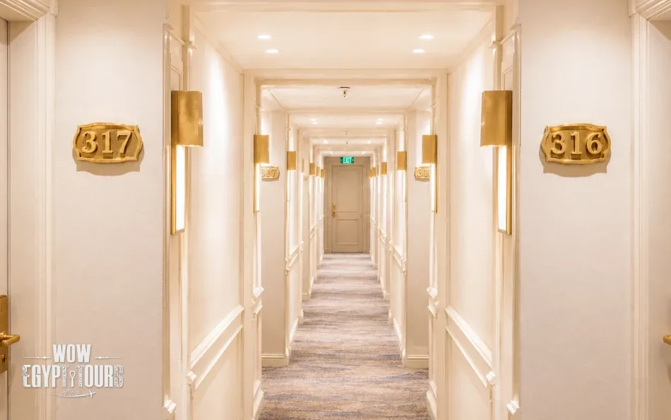 Corridor on Tower Prestige Nile Cruise
