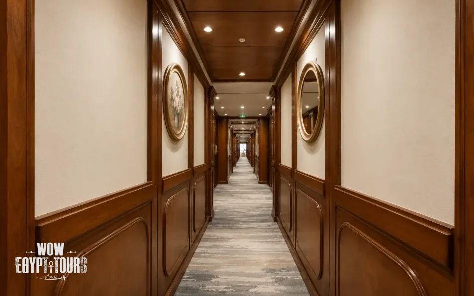 Corridor on Grand Rose Nile Cruise