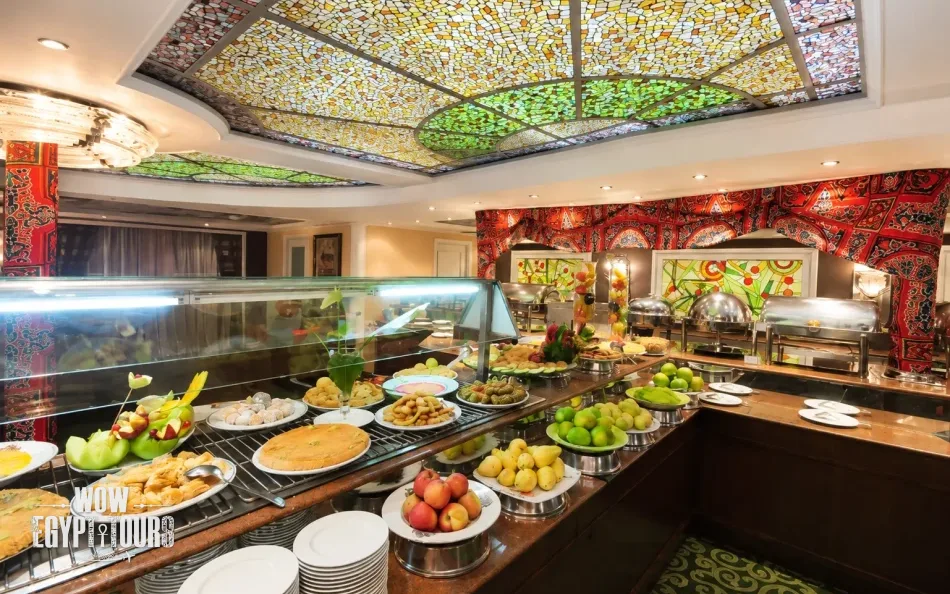 Buffet on Royal Ruby Nile Cruise