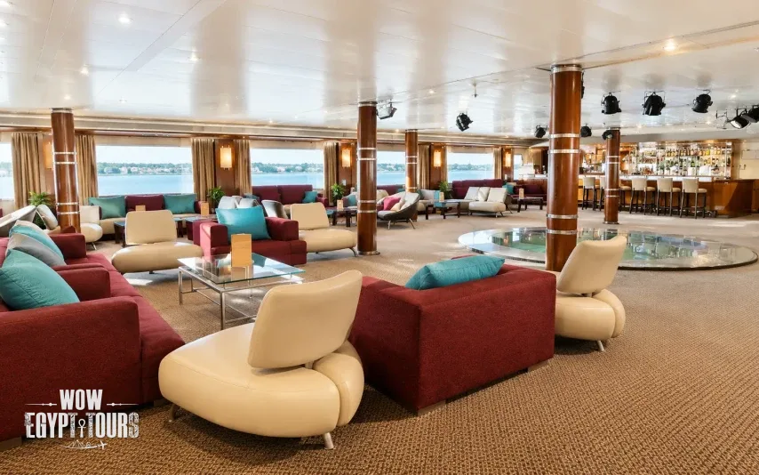 Lounge on Royal Esadora Nile Cruise