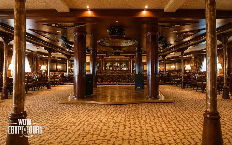 Lounge on Princess Sarah Nile Cruise