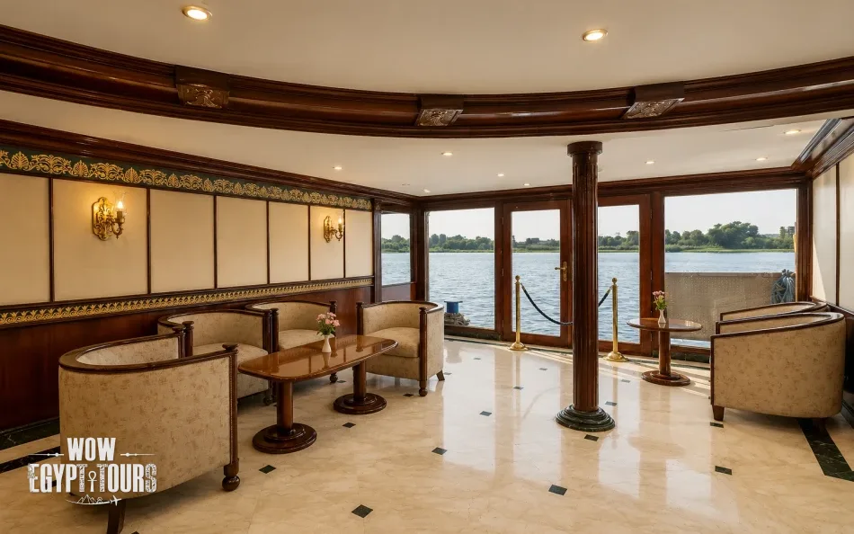 Lobby on Radamis II Nile Cruise
