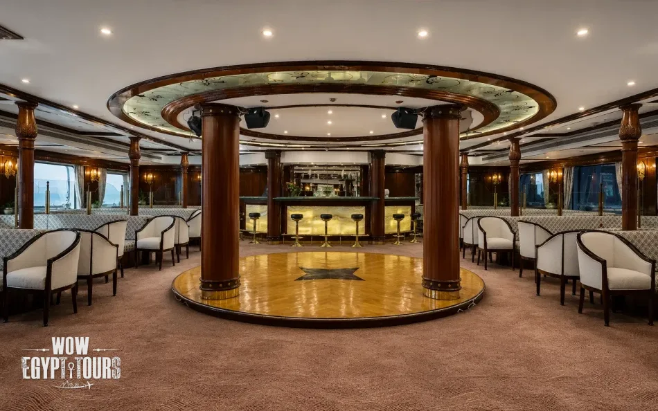 Bar on Radamis II Nile Cruise