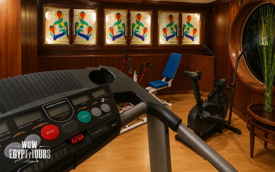 Gym on Radamis II Nile Cruise
