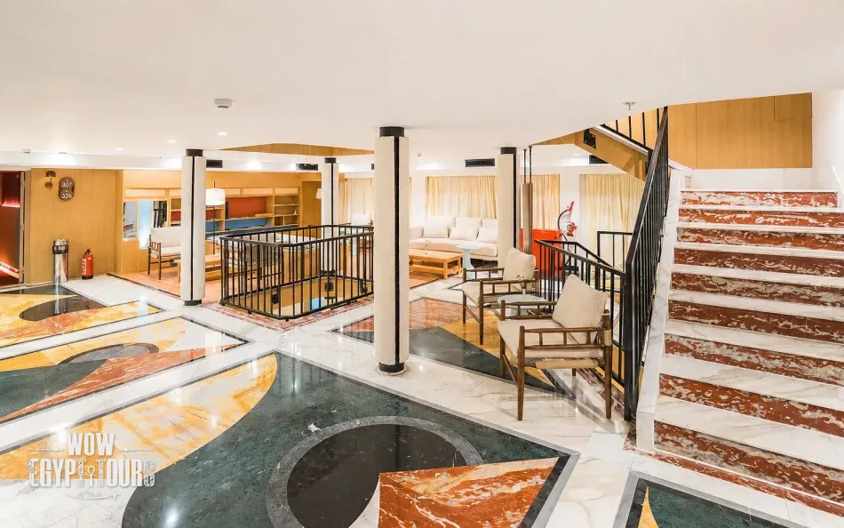 Lobby on Lady Mary Nile Cruise