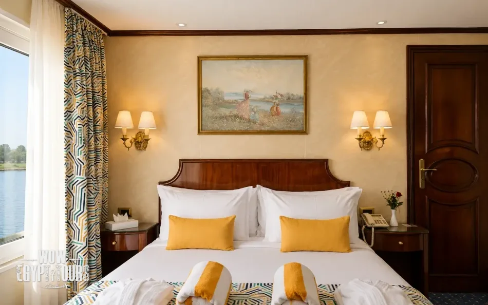 Double cabin on Radamis II Nile Cruise