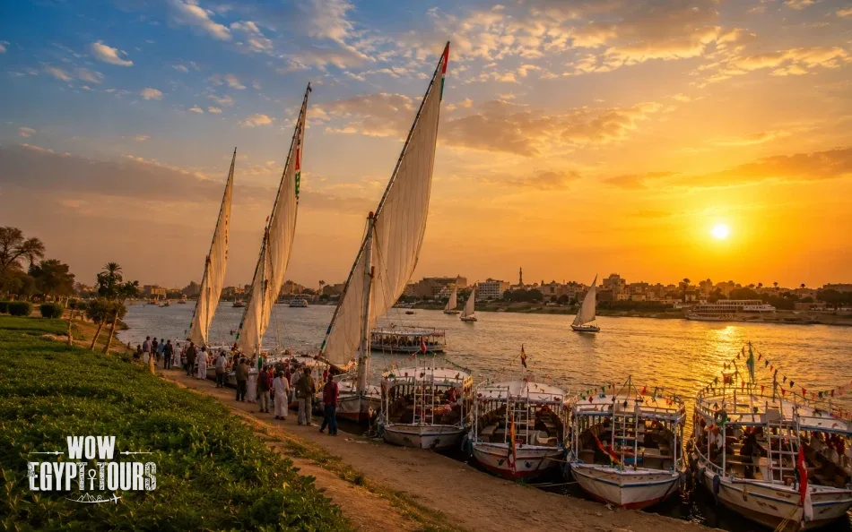 Sunset Felucca Ride on the Nile and Banana Island Visit