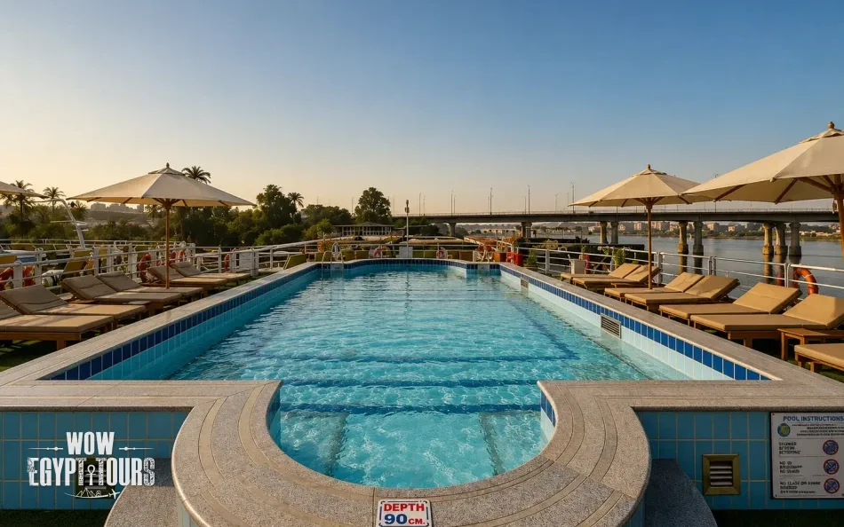 Swimming pool on Magic I Nile Cruise