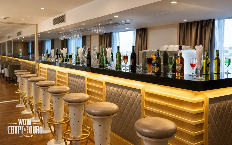 Bar on Tower Prestige Nile Cruise