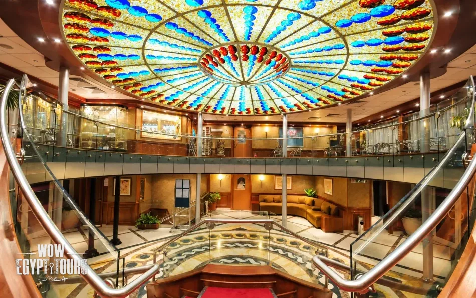 Atrium on Royal Ruby Nile Cruise