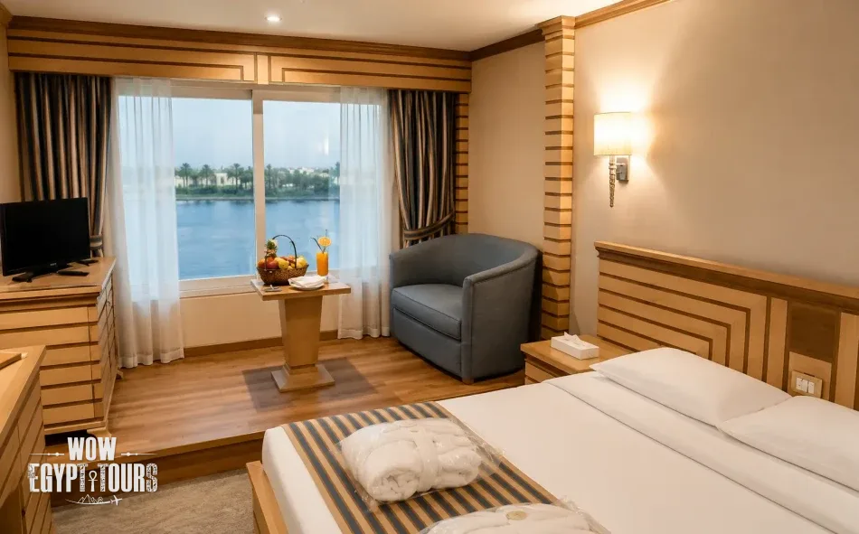 Double cabin on Princess Sarah Nile Cruise