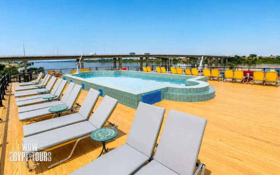 Sun deck on Magic II Nile Cruise