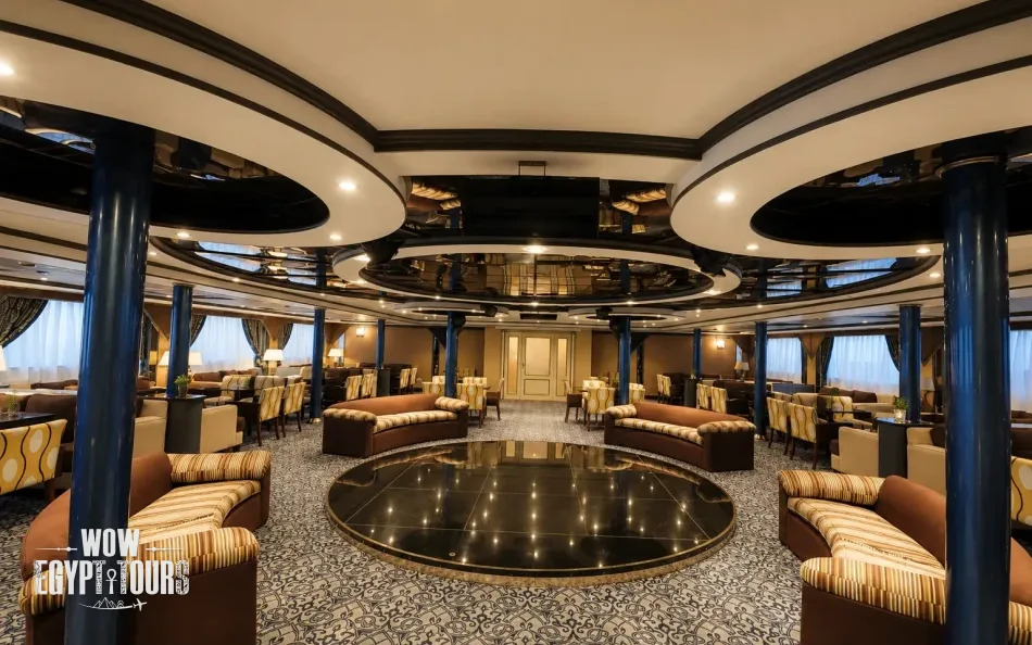 Lounge on Royal Ruby Nile Cruise