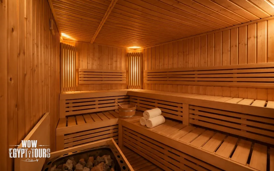 Sauna on Steigenberger Omar El Khayam Lake Nasser Cruise