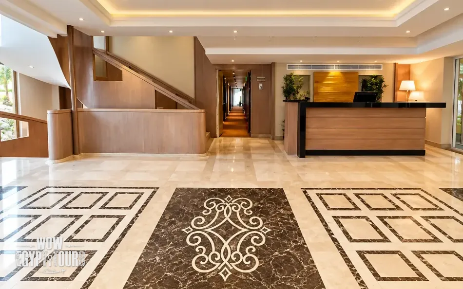 Reception area aboard Salima Nile Cruise