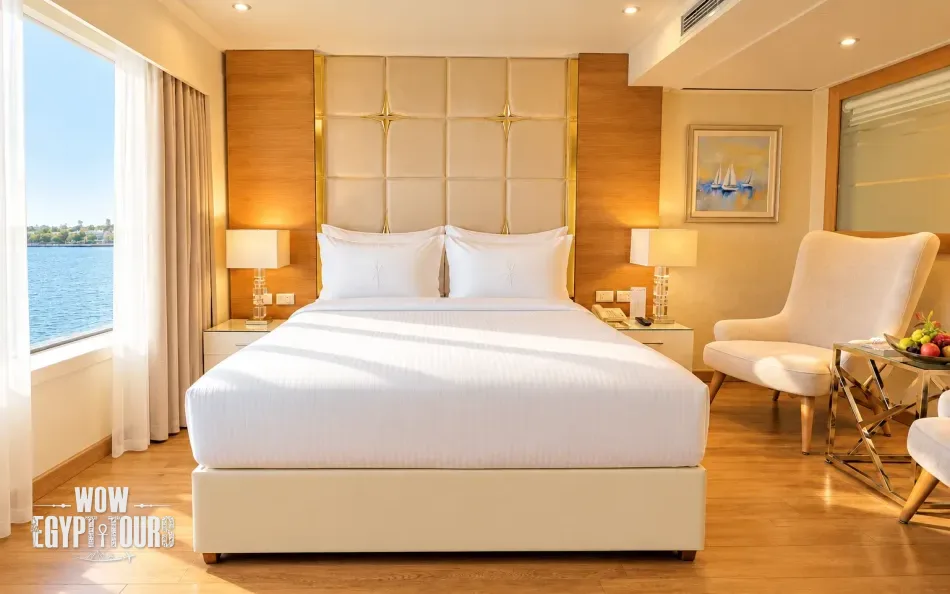 Presidential Suite aboard Acamar Nile Cruise