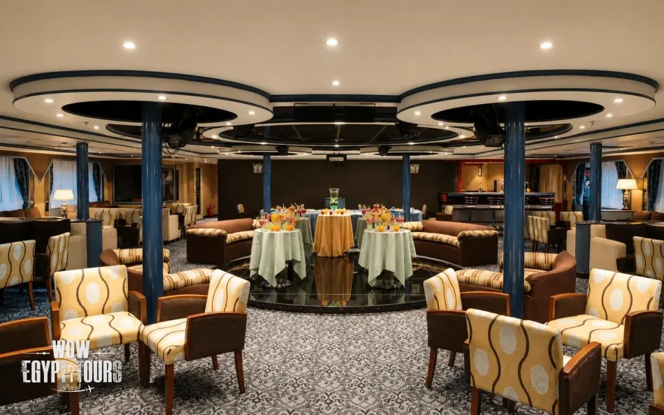 Bar on Royal Ruby Nile Cruise