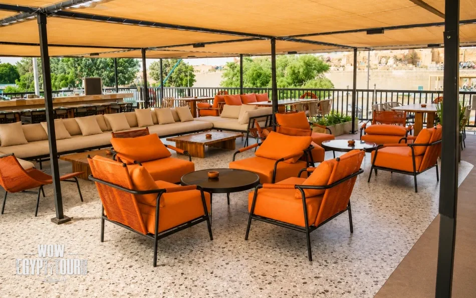 Sun deck lounge on Lady Mary Nile Cruise