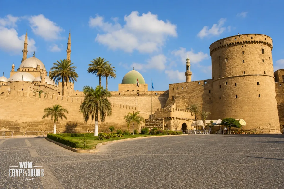 Saladin Citadel in Cairo Egypt – Medieval Islamic Fortress and Seat of Egyptian Power with the Mohamed Ali Mosque