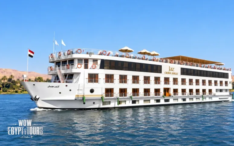 Jaz Crown Jubilee Nile Cruise sailing on the Nile River