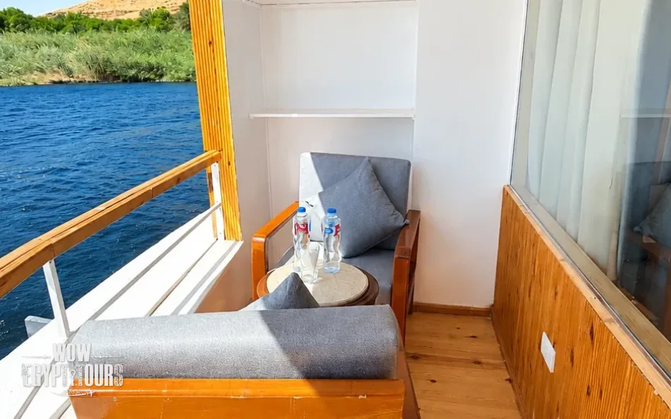River view cabin on Nile Dahabiya Nile River Cruise