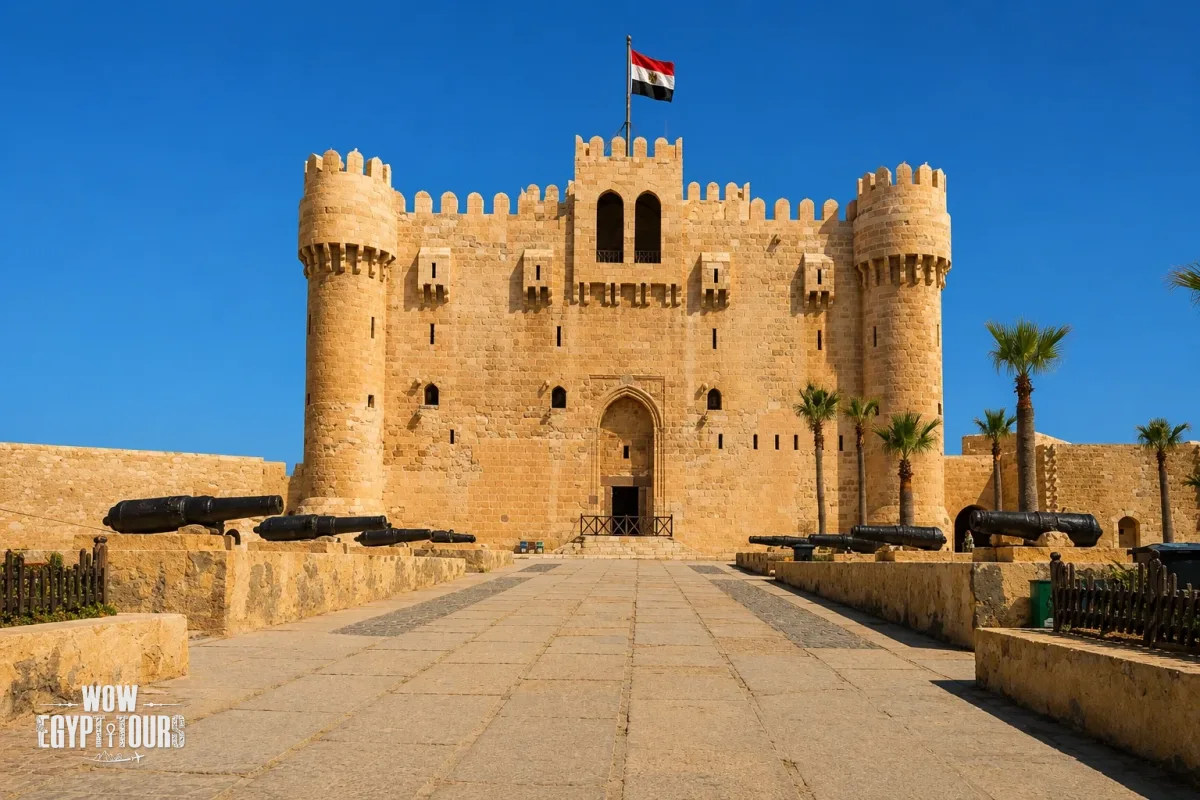Qaitbay Citadel in Alexandria Egypt – Mamluk Fortress on the Site of the Ancient Lighthouse of Alexandria