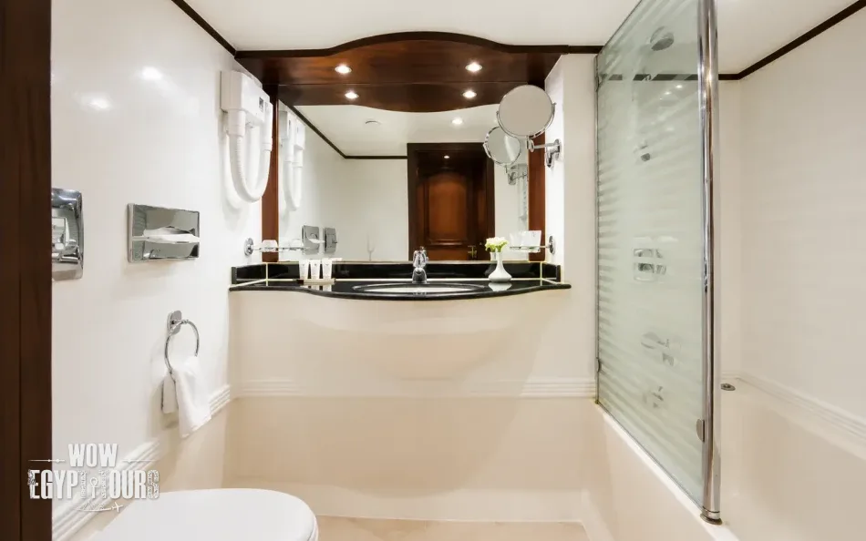 Bathroom on Grand Rose Nile Cruise