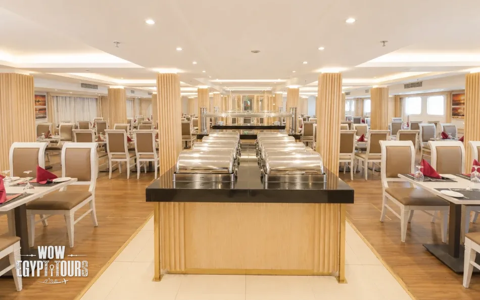Restaurant on Tower Prestige Nile Cruise