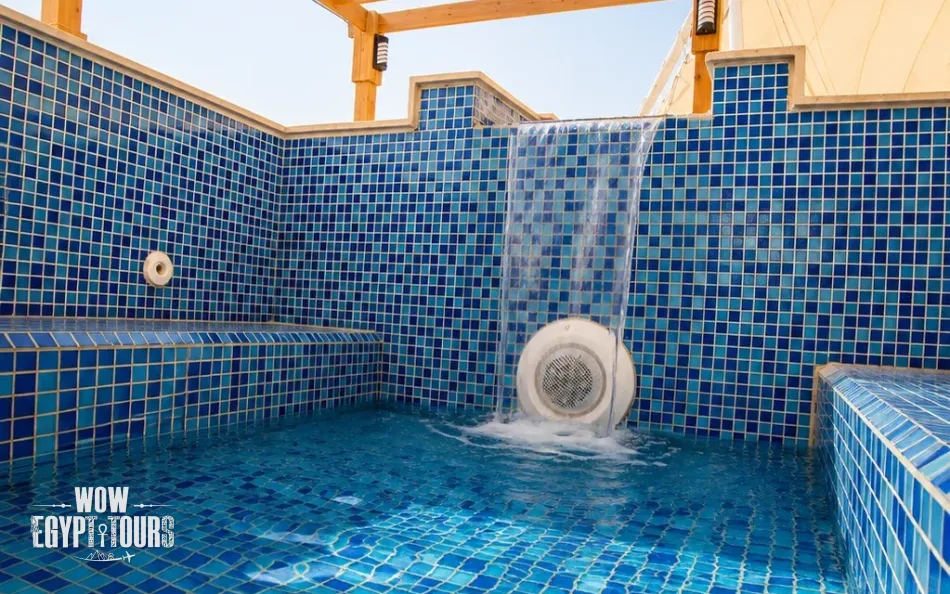 Jacuzzi on Akhnaton Dahabiya Nile River Cruise