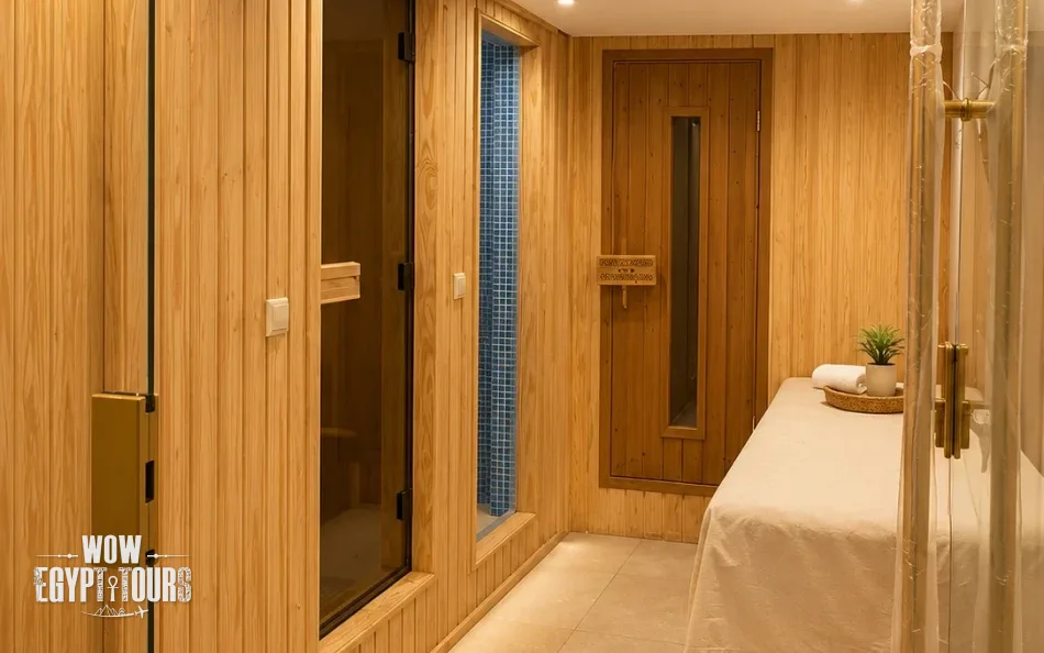 Spa and treatment area aboard Radamis I Nile Cruise
