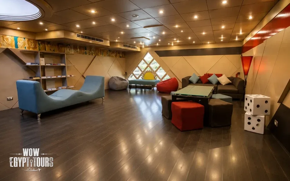 Recreation room on Princess Sarah Nile Cruise