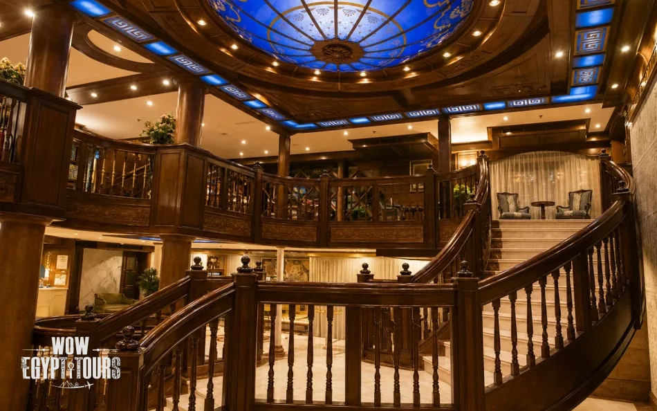Atrium on Princess Sarah II Nile Cruise