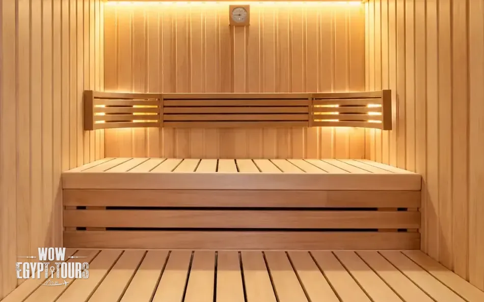 Sauna aboard Jaz Crown Jubilee Nile Cruise