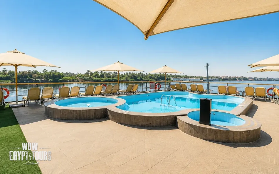 Swimming pool on Lady Carol Nile Cruise