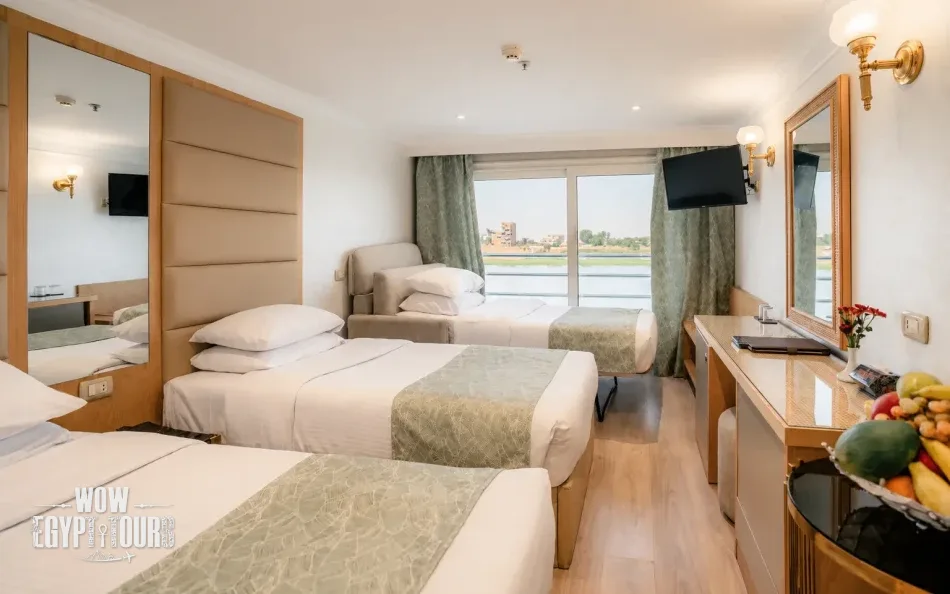 Triple cabin on Lady Carol Nile Cruise