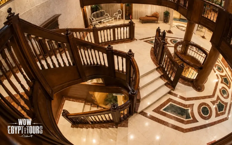 Staircase on Princess Sarah II Nile Cruise