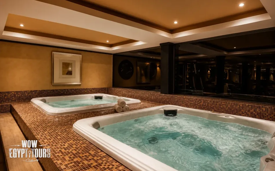 Jacuzzi on Steigenberger Omar El Khayam Lake Nasser Cruise