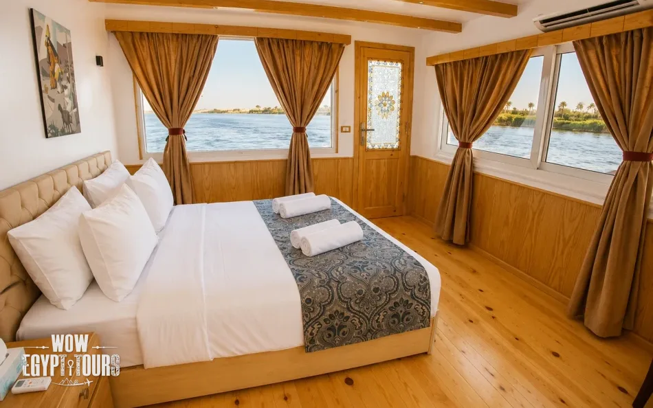 Suite on Akhnaton Dahabiya Nile River Cruise